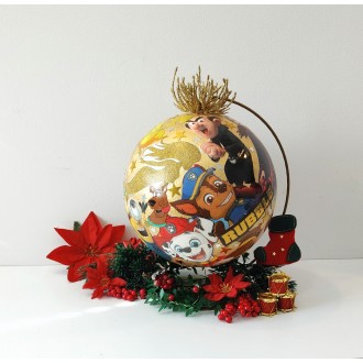 Bombka z postaciami z bajek